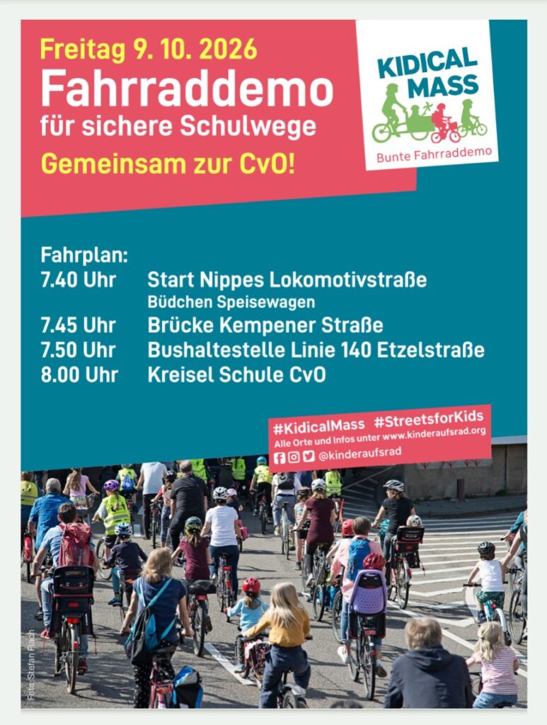 Flyer Fahrraddemo
